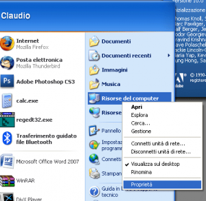 start-risorse-del-computer-proprieta