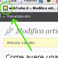Personalizzare la favicon (iconcina) per il pannello di amministrazione di wordpress